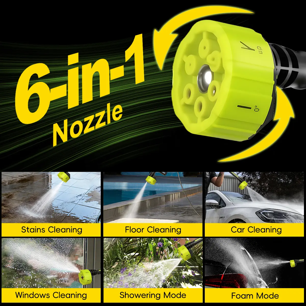 6-in-1 nozzle